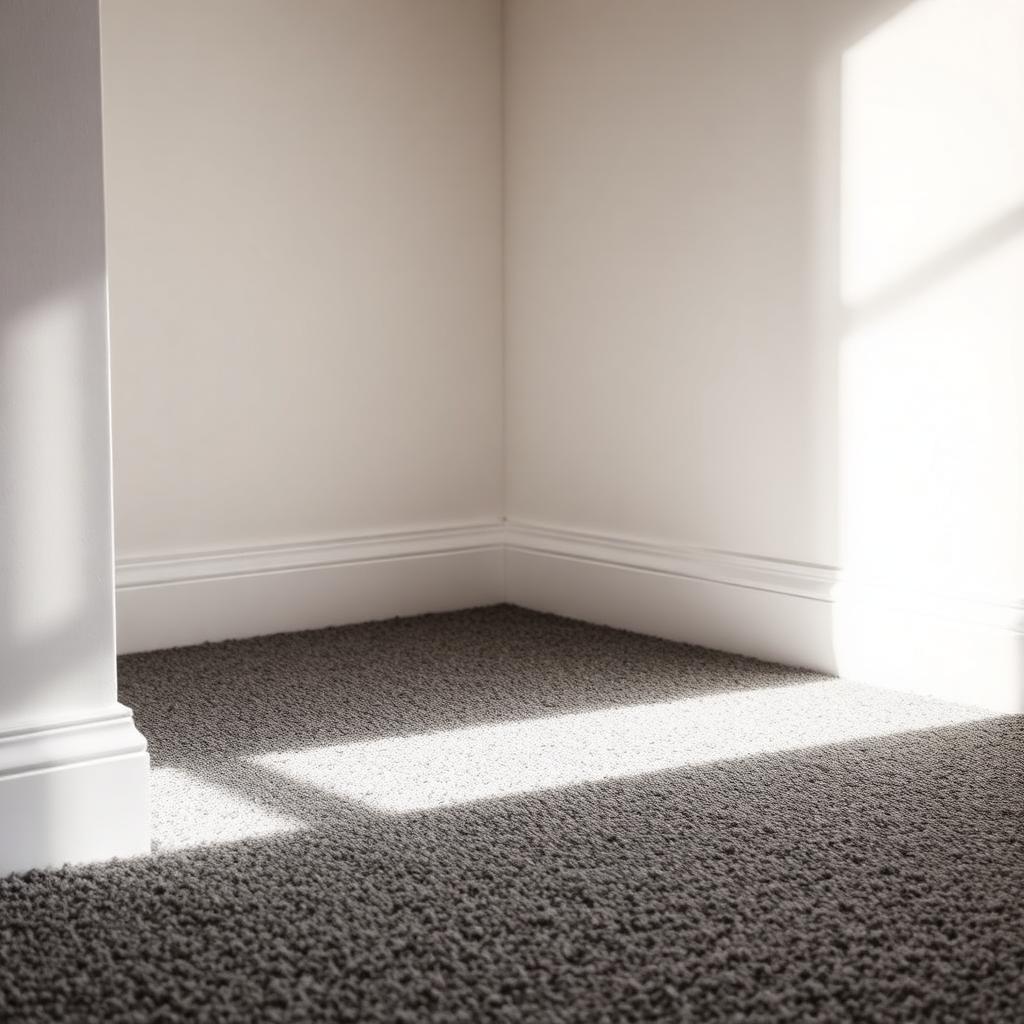 Premium grey wool carpet